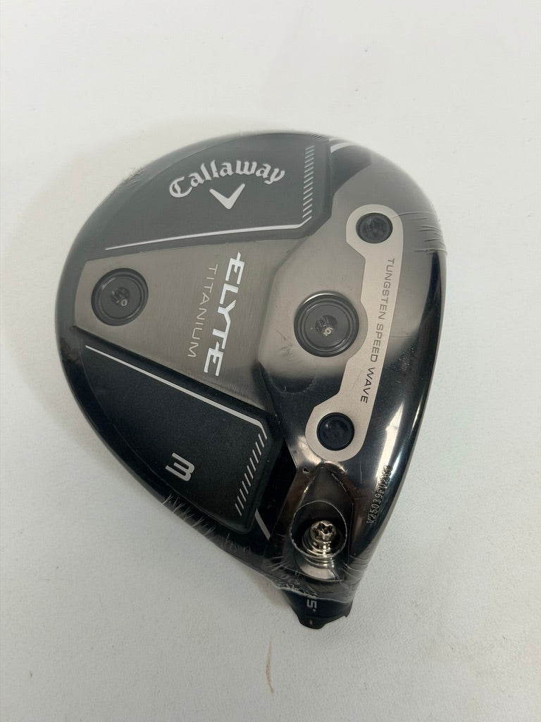 Callaway Elyte Titanium 3 Wood Head Only 15° RH Brand New + Headcover