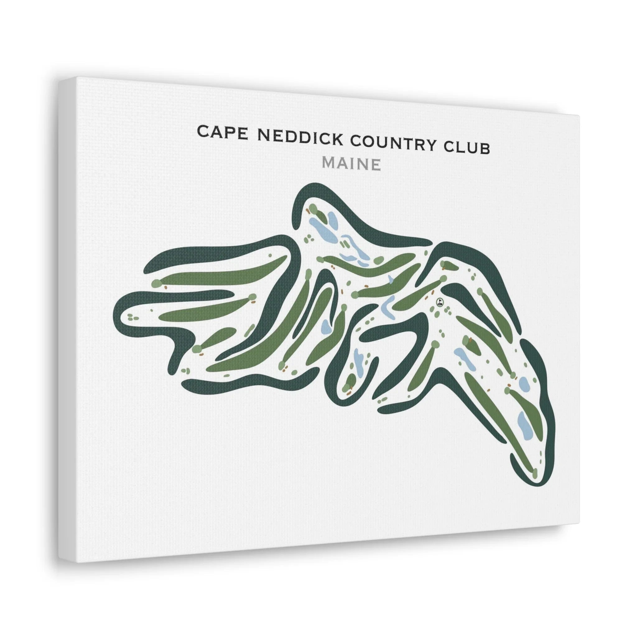 Cape Neddick Country Club, Maine - Printed Golf Courses