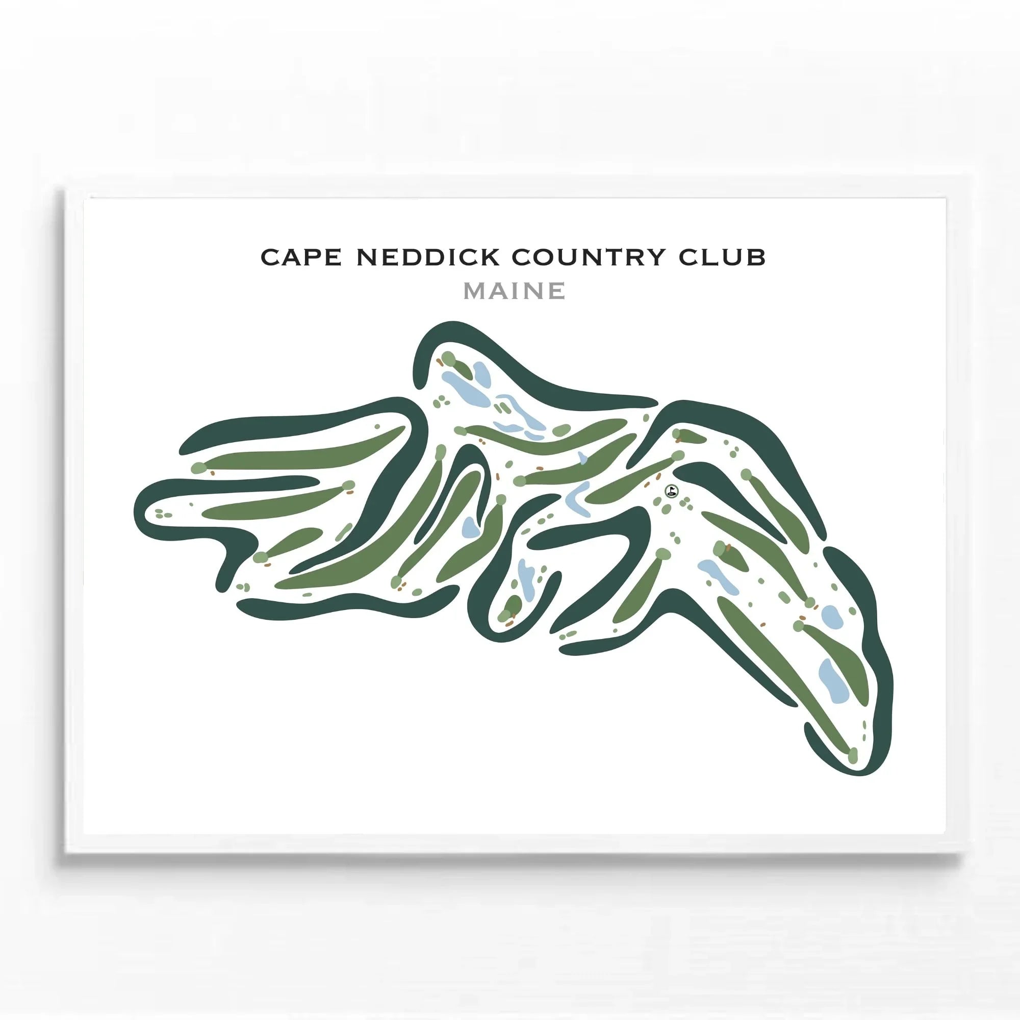 Cape Neddick Country Club, Maine - Printed Golf Courses