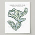 Carmel Country Club, North Carolina - Printed Golf Courses