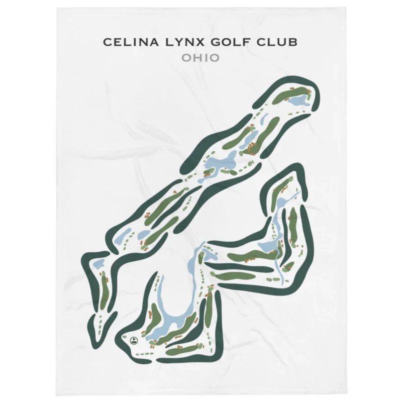 Celina Lynx Golf Club, Ohio - Printed Golf Courses