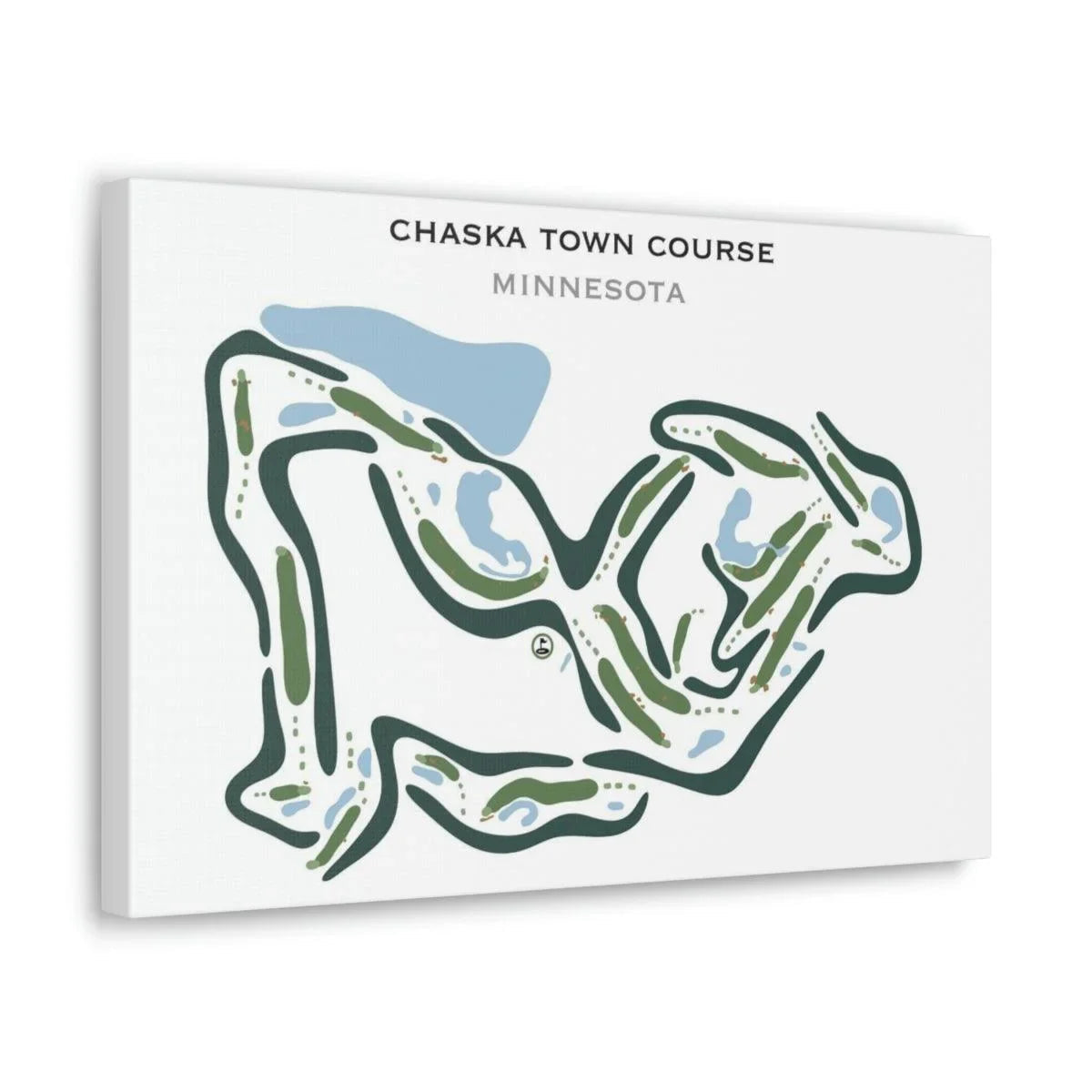 Chaska Town Course, Minnesota - Printed Golf Courses