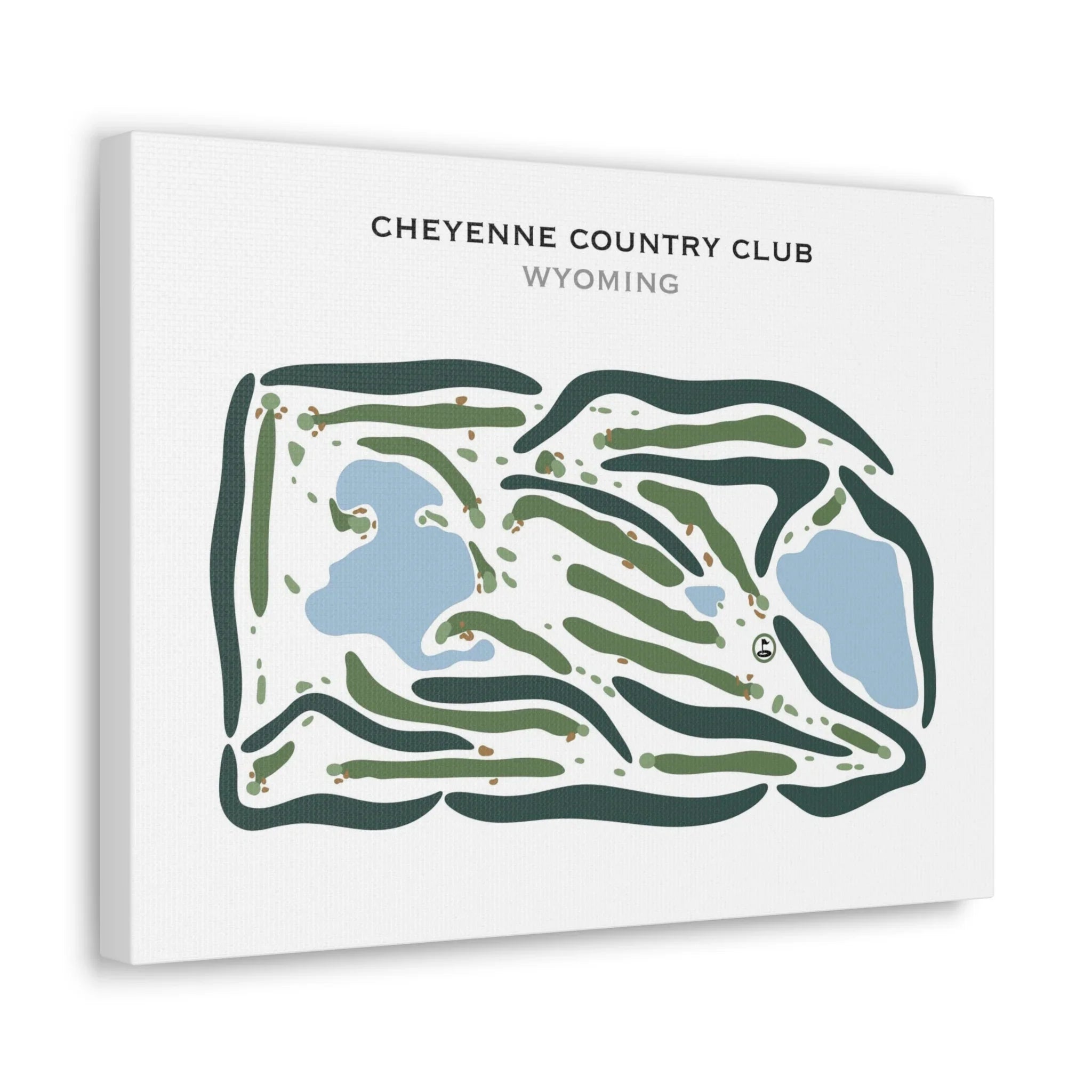Cheyenne Country Club, Wyoming - Printed Golf Courses