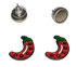 ReadyGolf: Chili Pepper with Crystals Ball Marker Earrings