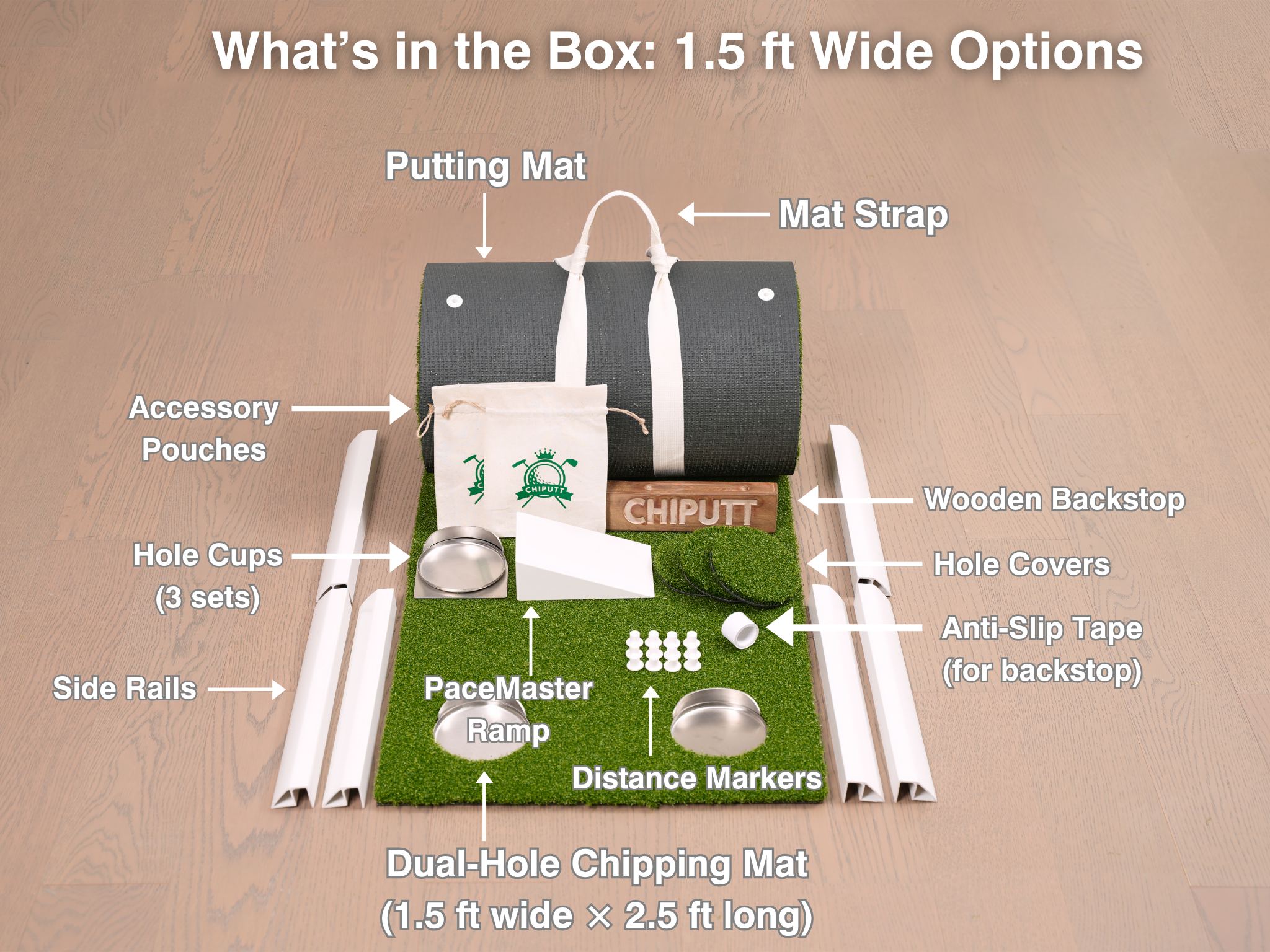 The Chiputt Tour‑Grade Premium Putting Mat