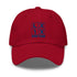 Four Box Logo Dad Hat - Blue Logo