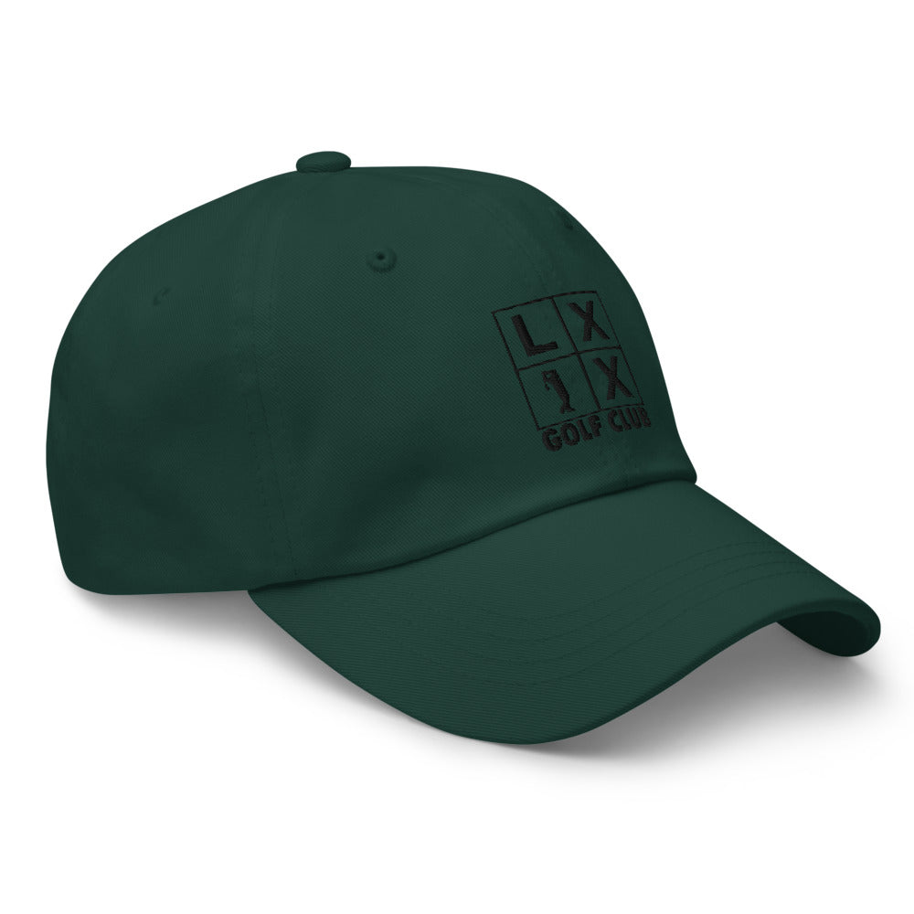 Four Box Logo Dad Hat - Black Logo
