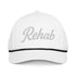 White Rehab Classic rope cap