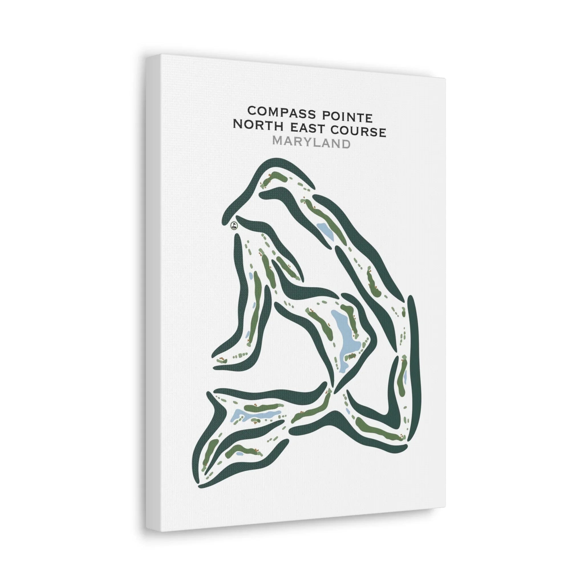 Compass Pointe North East Course, Maryland - Printed Golf Courses