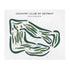 Country Club of Detroit, Michigan - Printed Golf Courses