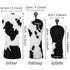 Cow Print Golf Headcovers