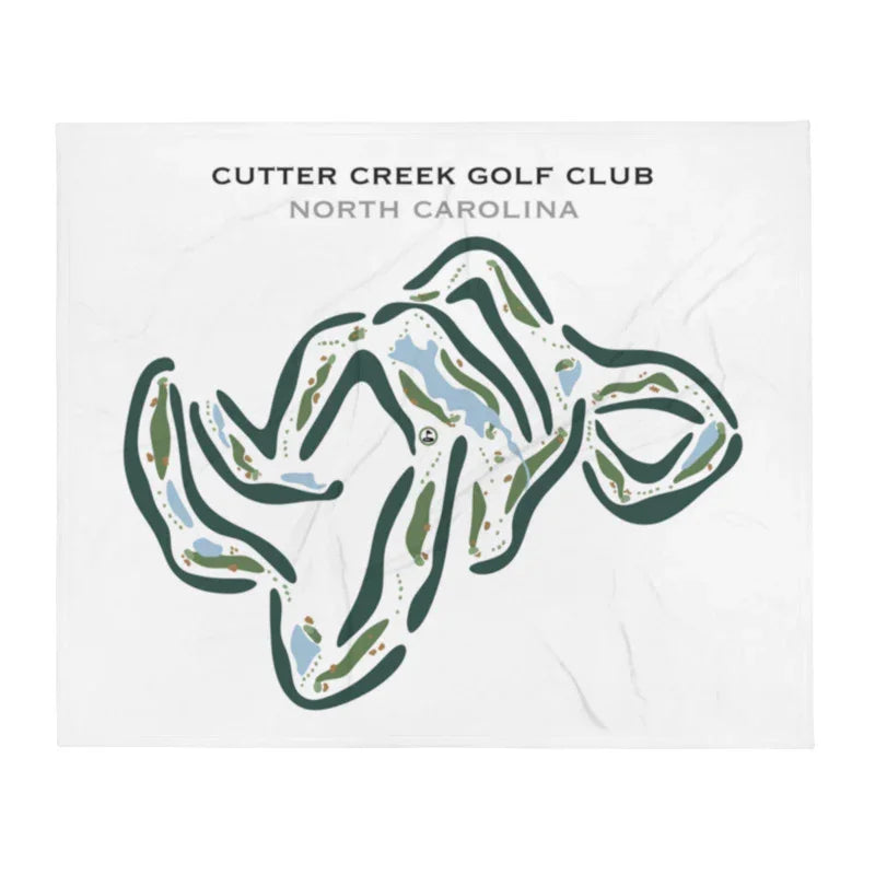 Cutter Creek Golf Club, North Carolina - Printed Golf Courses