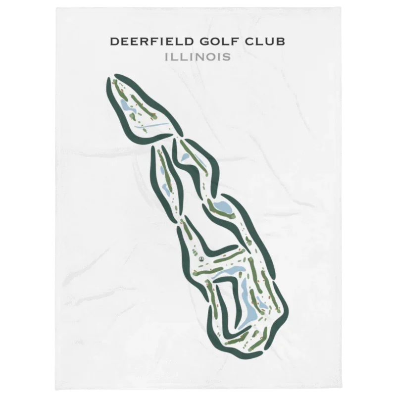 Deerfield Golf Club, Illinois - Printed Golf Courses