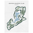Denton Country Club, Texas - Printed Golf Courses