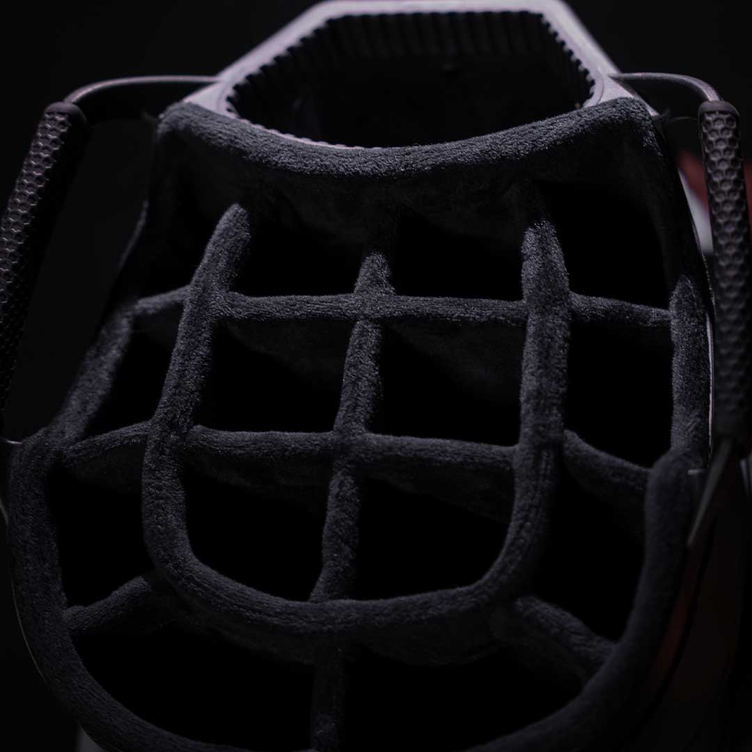 RevCore Lux Golf Cart Bag | 15 Way Velvet Lined Dividers