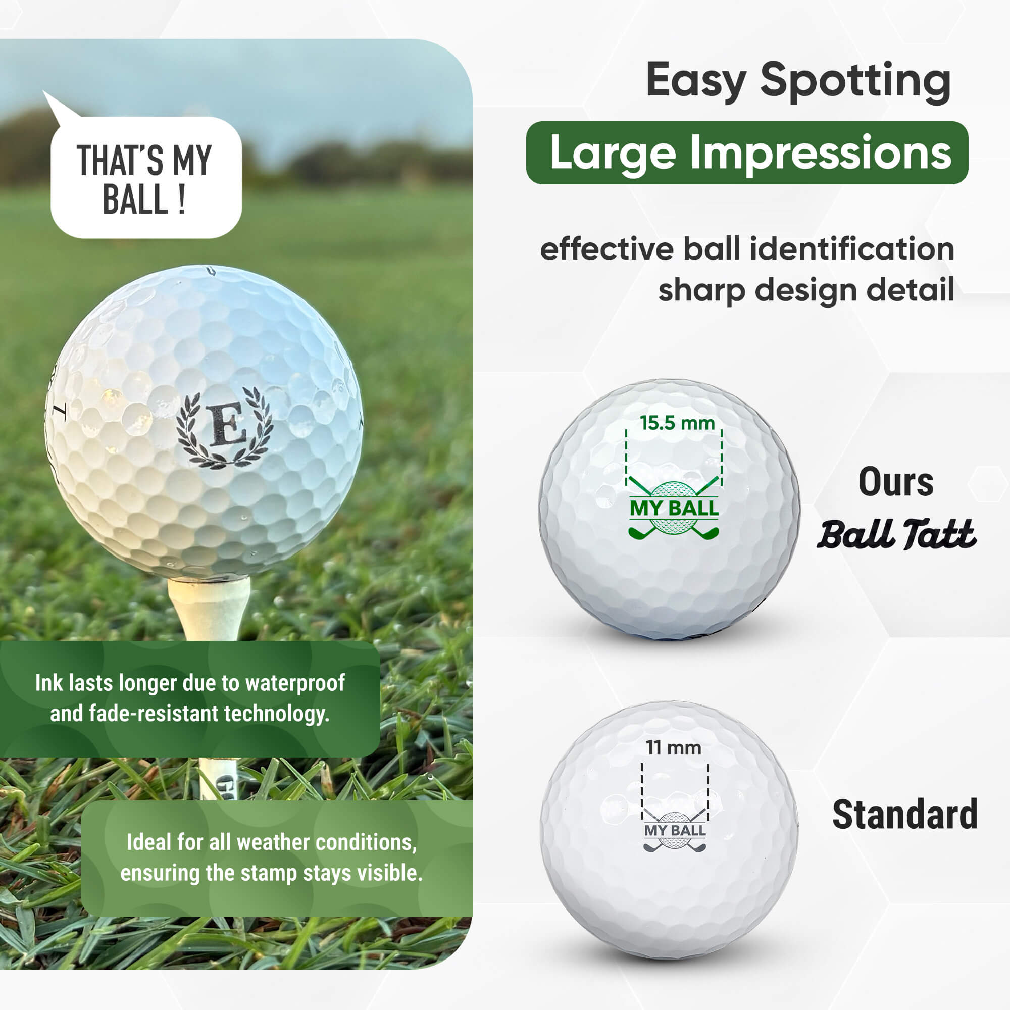 E Monogram & Ball Marker