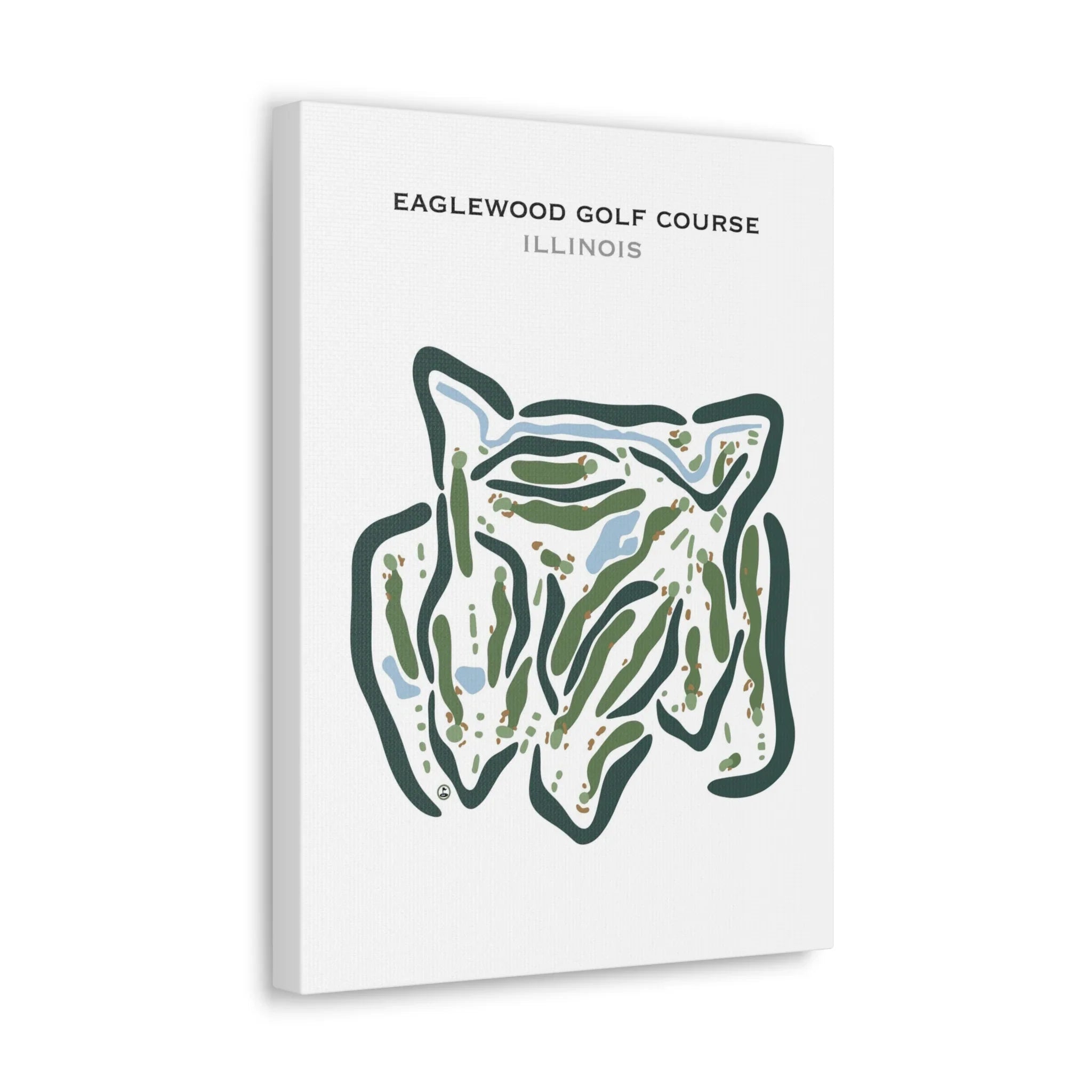 Eaglewood Golf Course, Illinois - Printed Golf Courses