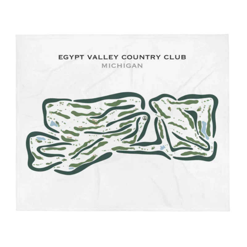 Egypt Valley Country Club, Michigan - Printed Golf Courses