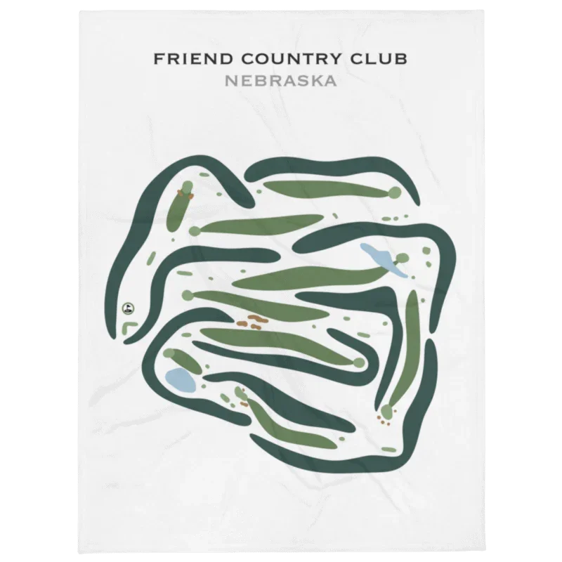 Friend Country Club, Nebraska - Printed Golf Courses
