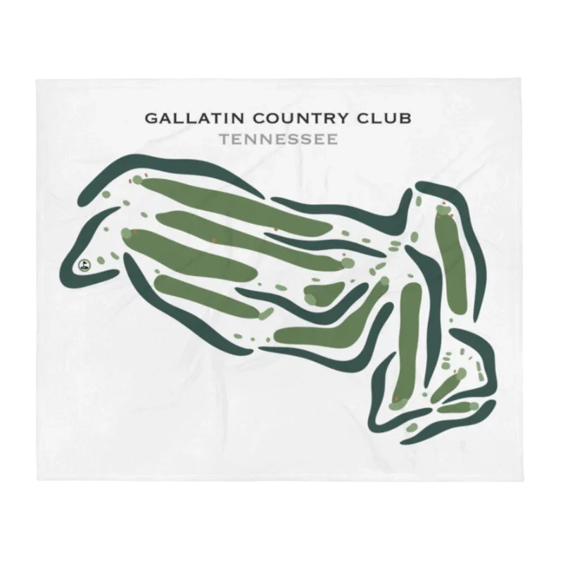 Gallatin Country Club, Tennessee - Printed Golf Courses