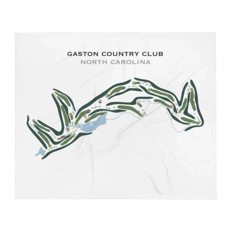 Gaston Country Club, North Carolina - Printed Golf Courses