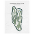 Gowanie Golf Club, Michigan - Printed Golf Courses