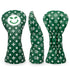 Green Smiley Star Driver Headcover – Good Vibes Only