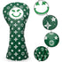Green Smiley Star Driver Headcover – Good Vibes Only