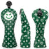Green Smiley Star Driver Headcover – Good Vibes Only