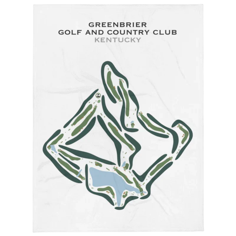 Greenbrier Golf and Country Club, Kentucky - Printed Golf Courses