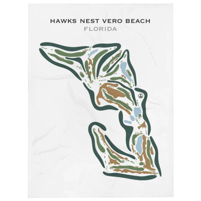 Hawks Nest, Vero Beach, Florida - Printed Golf Courses