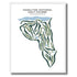 Hazeltine National Golf Club, Minnesota - Printed Golf Courses