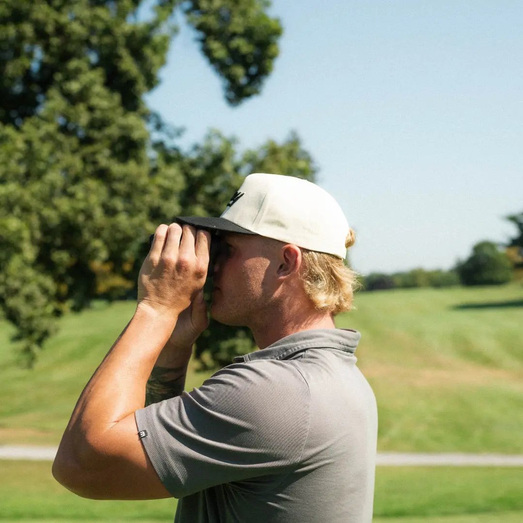 “Portland” Bone and Black SnapBack