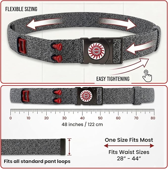 THE BYRD GOLF BELT - Heather Blue