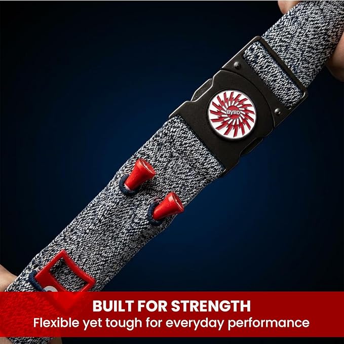 THE BYRD GOLF BELT - Heather Blue