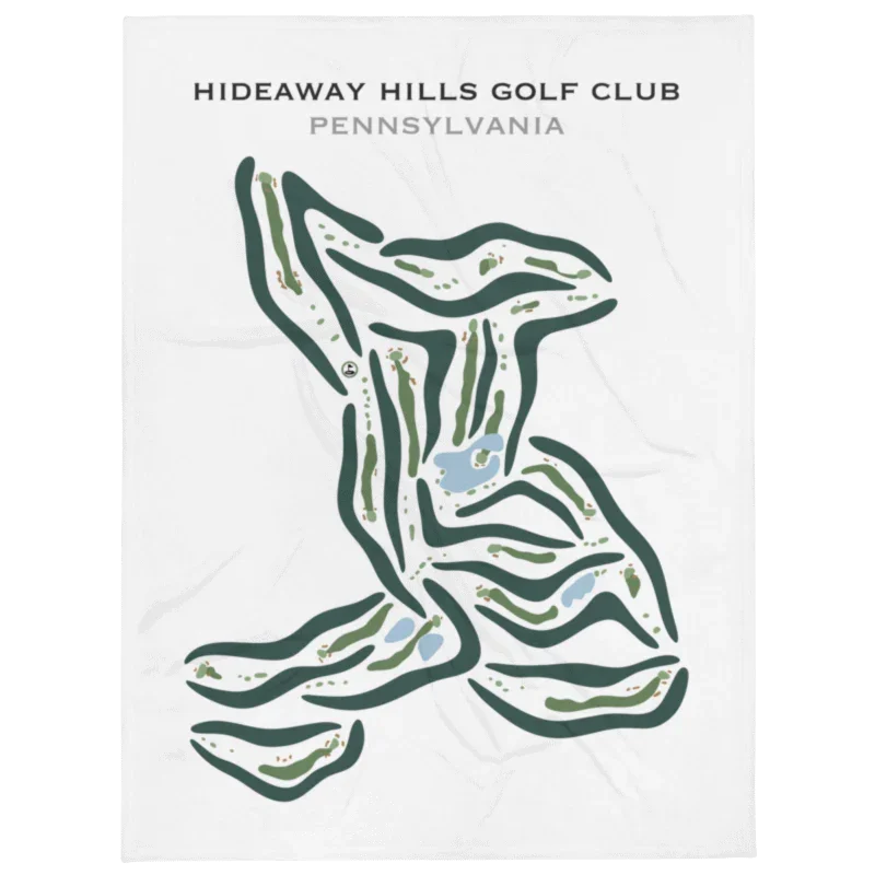 Hideaway Hills Golf Club, Pennsylvania - Printed Golf Courses
