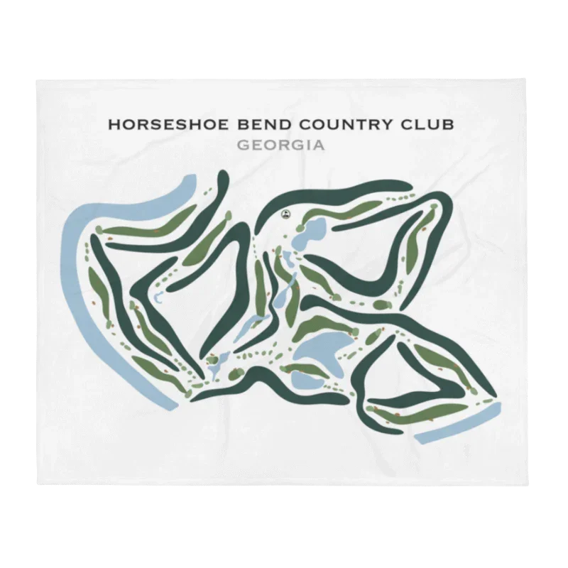 Horseshoe Bend Country Club, Georgia - Printed Golf Courses