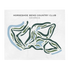 Horseshoe Bend Country Club, Georgia - Printed Golf Courses
