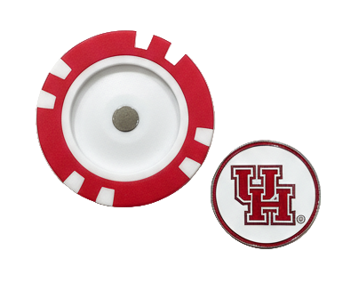 Officially Licensed University of Houston Poker Chip Ball Marker