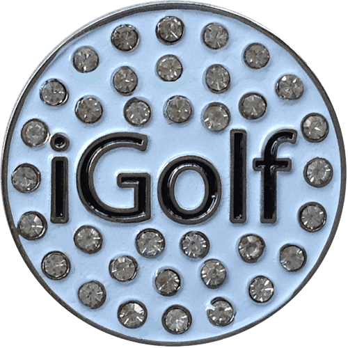 iGolf Crystal Ball Marker & Hat Clip by ReadyGOLF