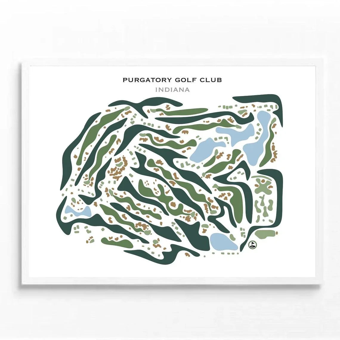 Purgatory Golf Club, Indiana - Printed Golf Courses