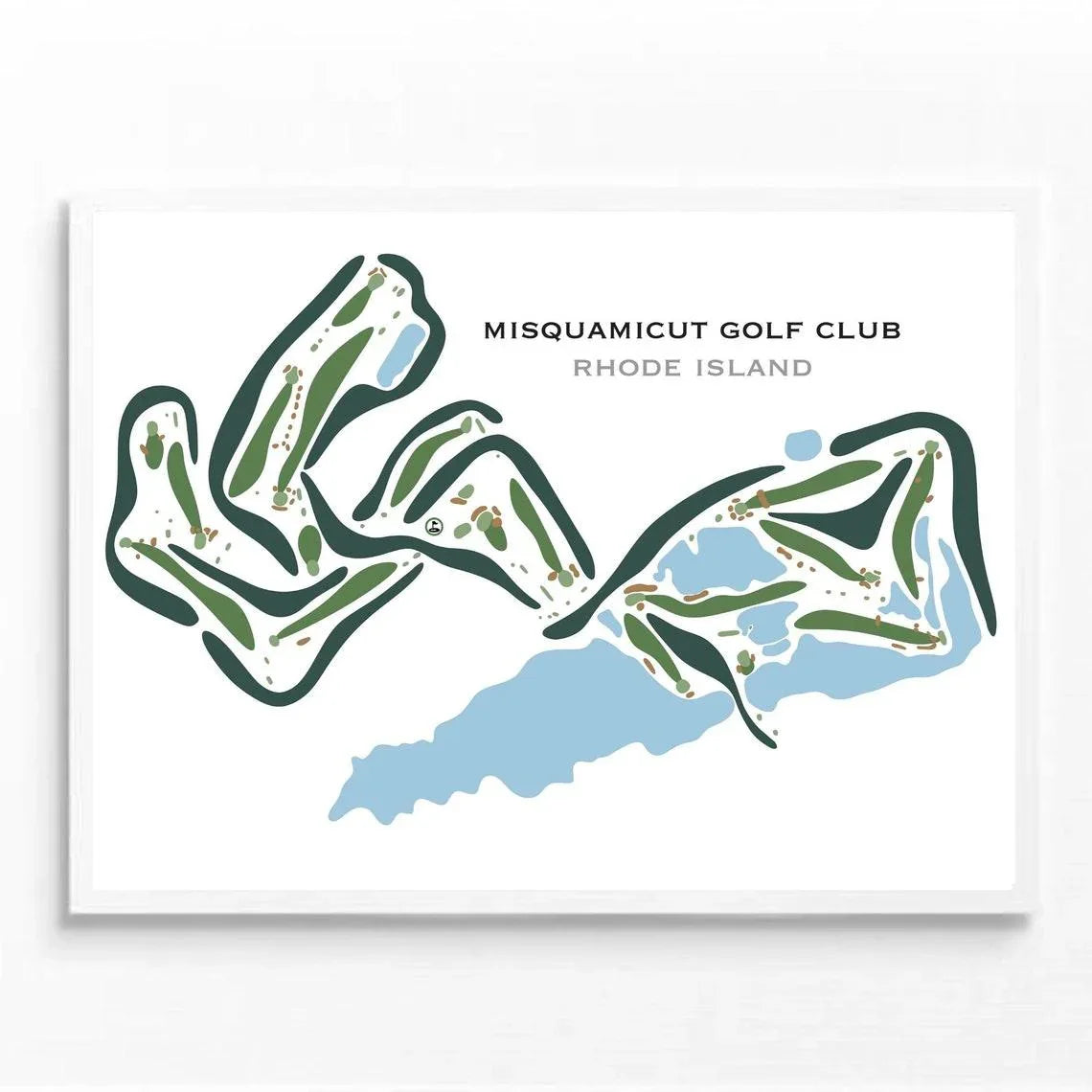 Misquamicut Golf Club, Watch Hill, Rhode Island - Printed Golf Courses