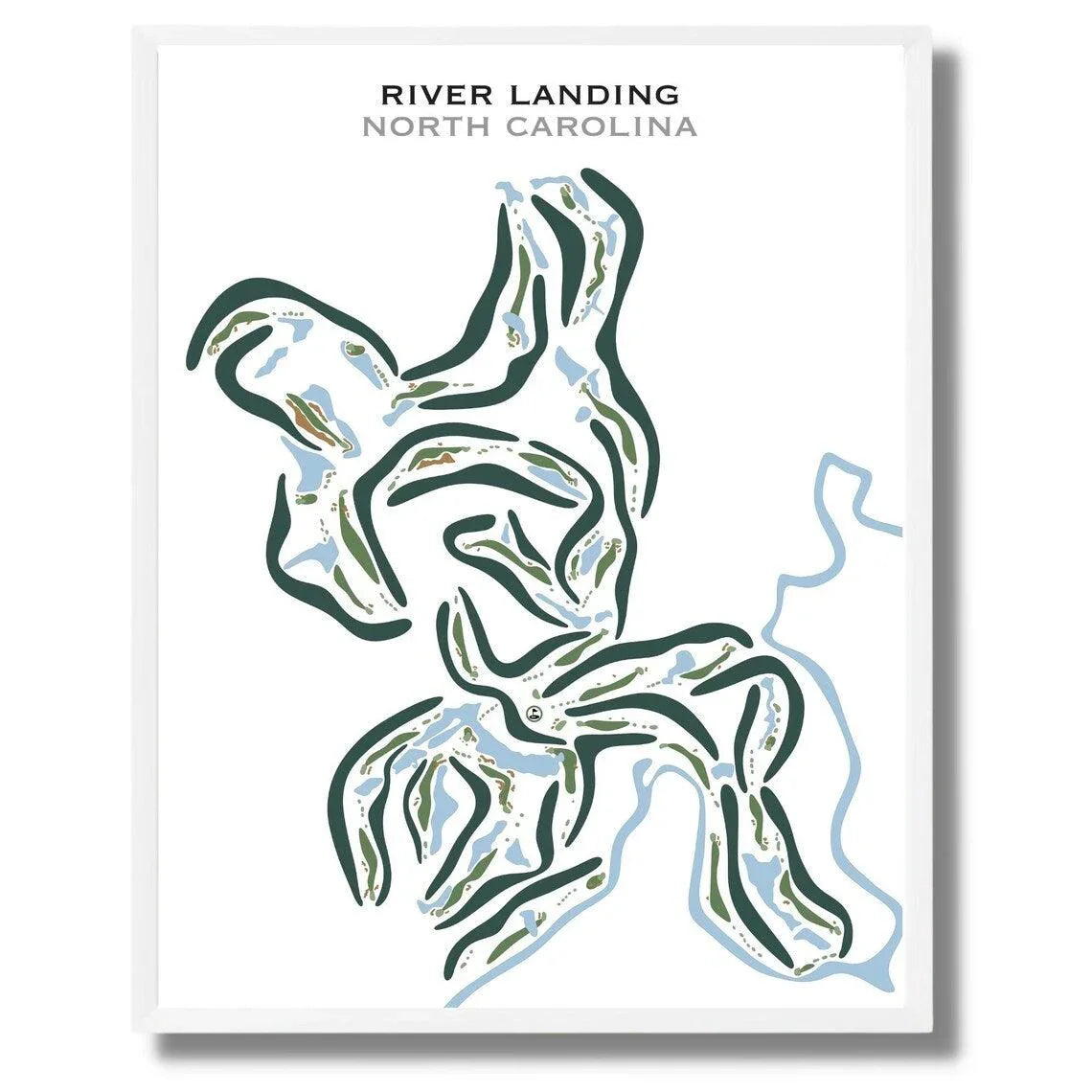 River Landing, North Carolina - Printed Golf Courses