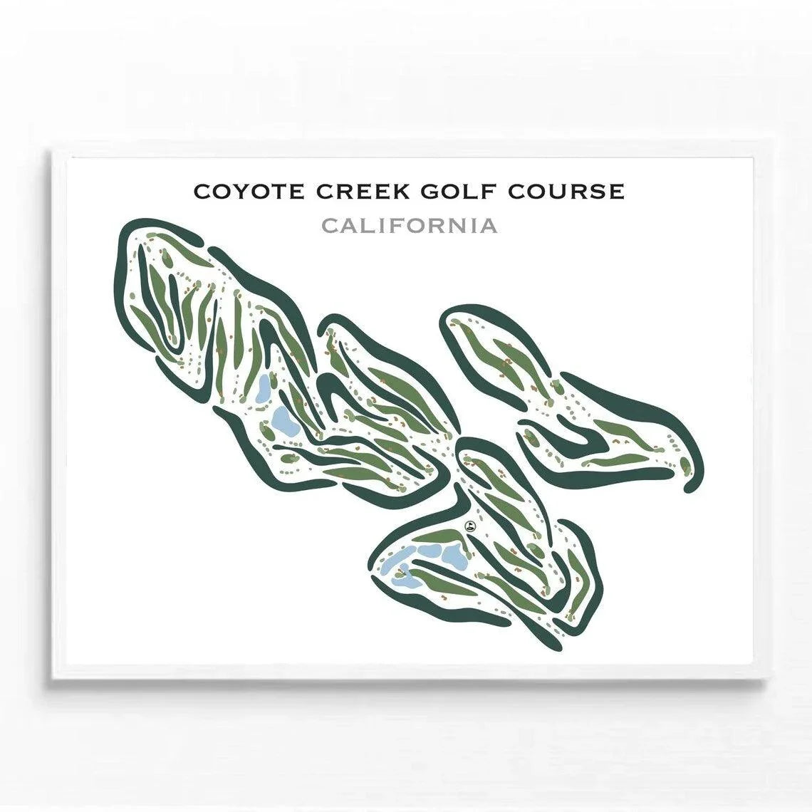 Coyote Creek Golf Course, California - Printed Golf Courses