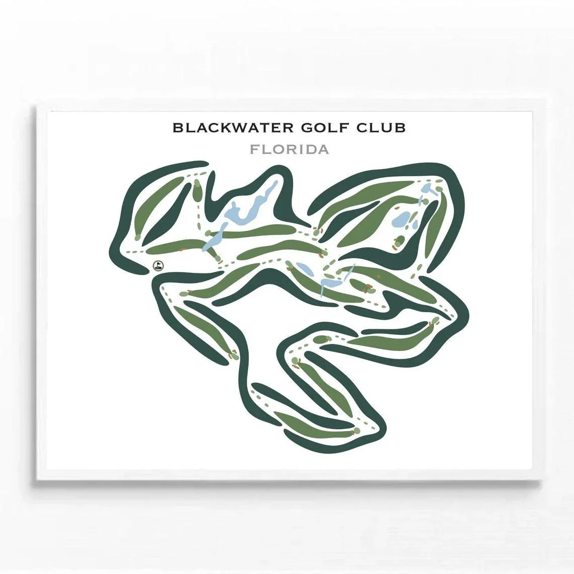 Blackwater Golf Club, Florida - Printed Golf Courses