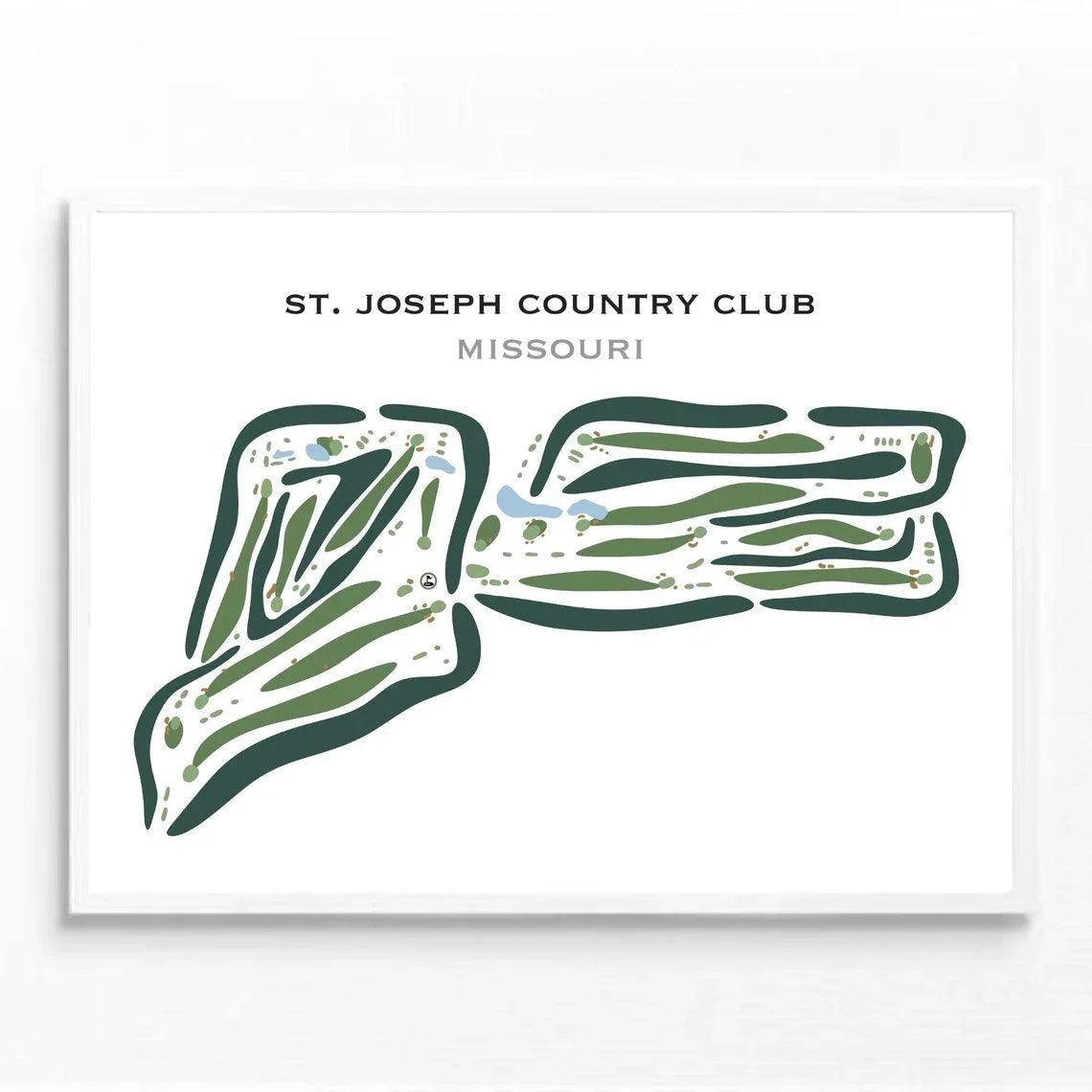 St. Joseph Country Club, Missouri - Printed Golf Courses