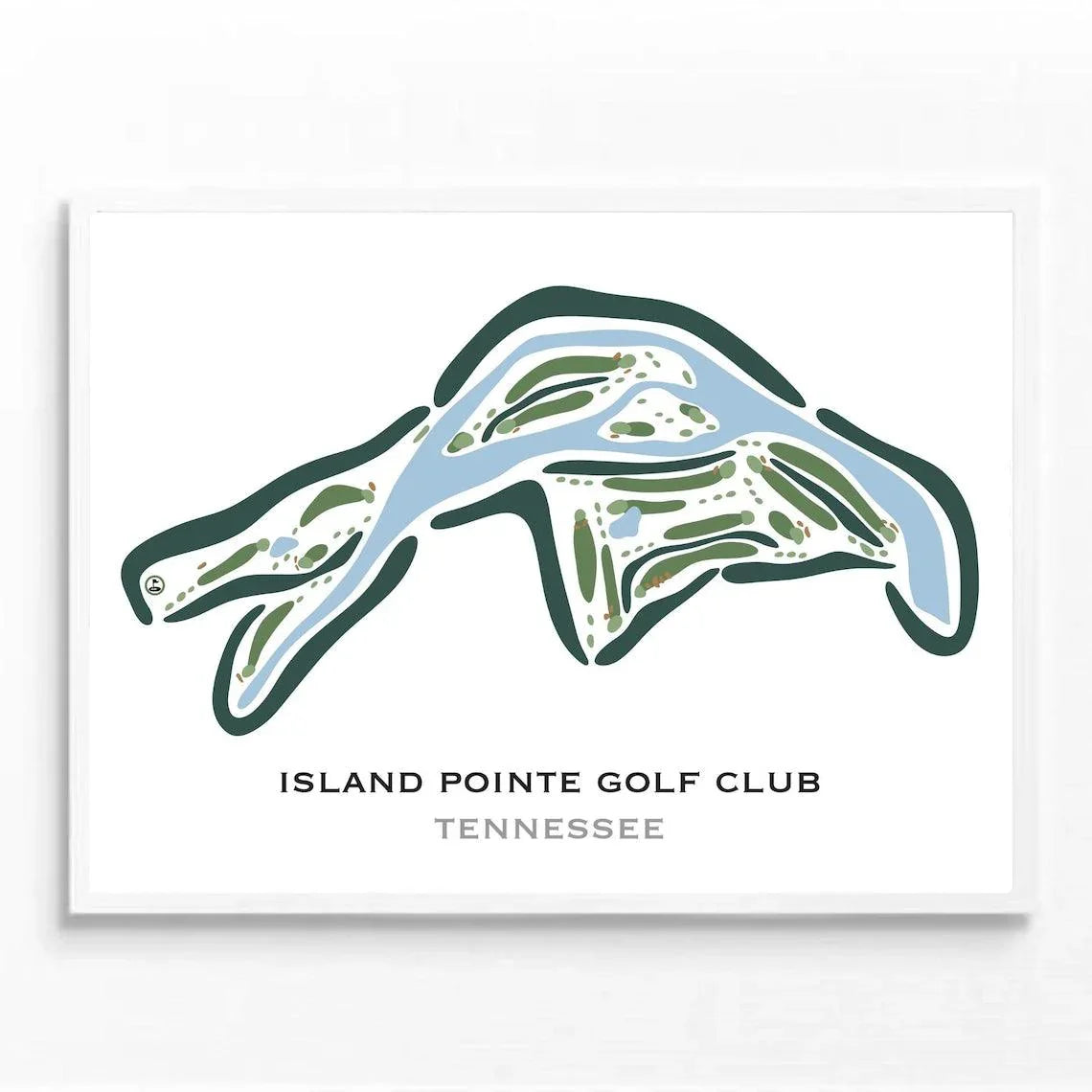 Island Pointe Golf Club, Tennessee - Printed Golf Courses