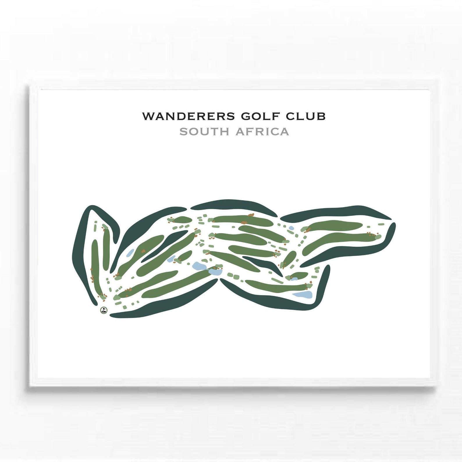 Wanderers Golf Club, South Africa - Printed Golf Courses