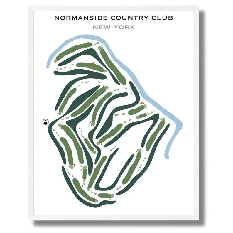 Normanside Country Club, New York - Printed Golf Courses