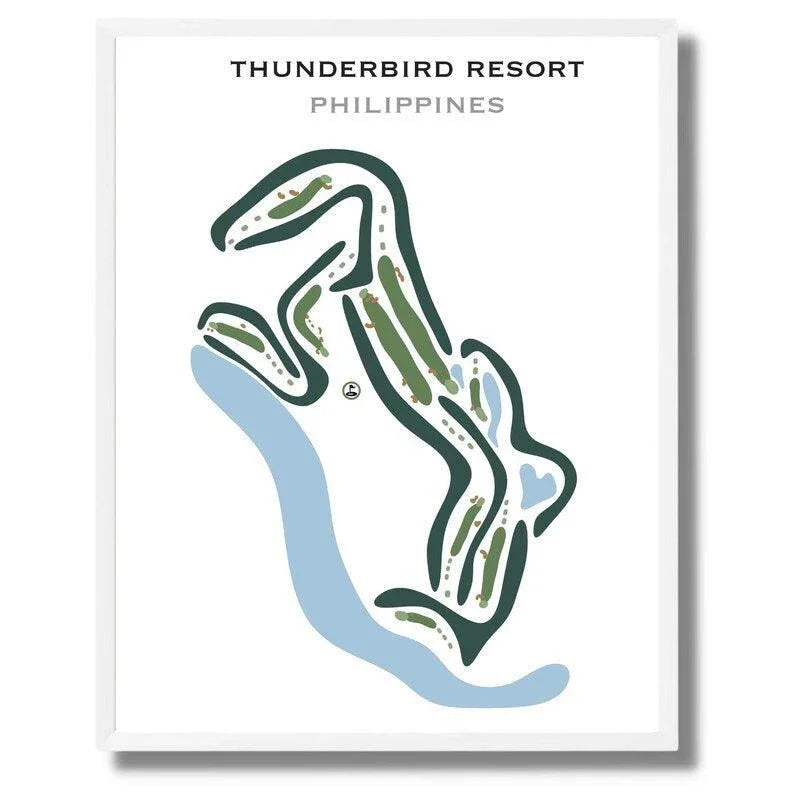 Thunderbird Resort, Philippines - Printed Golf Courses